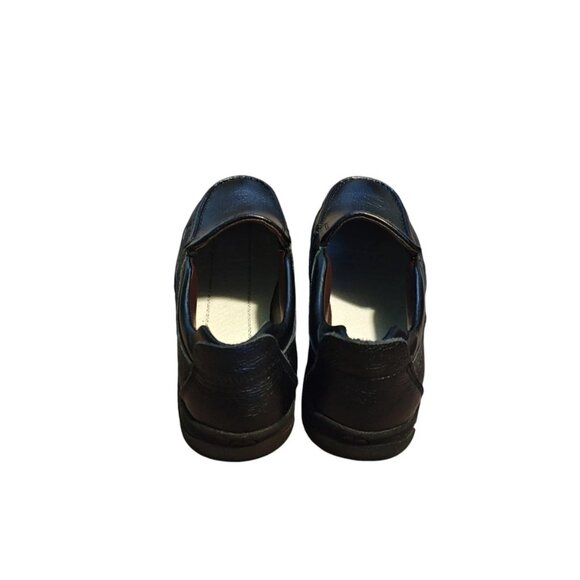 Men Cow Leather Waterproof Comfy Non Slip Soft Slip On Casual Oxfords Size 9 Blk - Picture 3 of 4